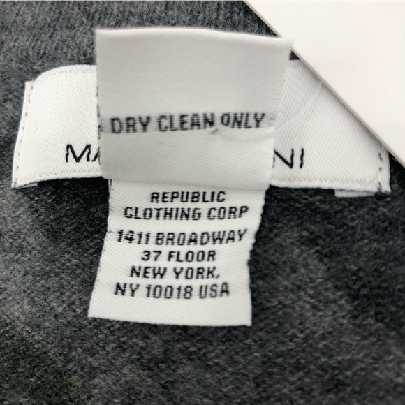 NEW Magaschoni Open Front Cashmere Cardigan Sweater Olive & Gray Camo Size Small - Picture 6 of 7